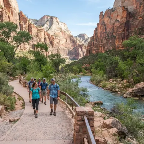 Riverside Walk in Zion