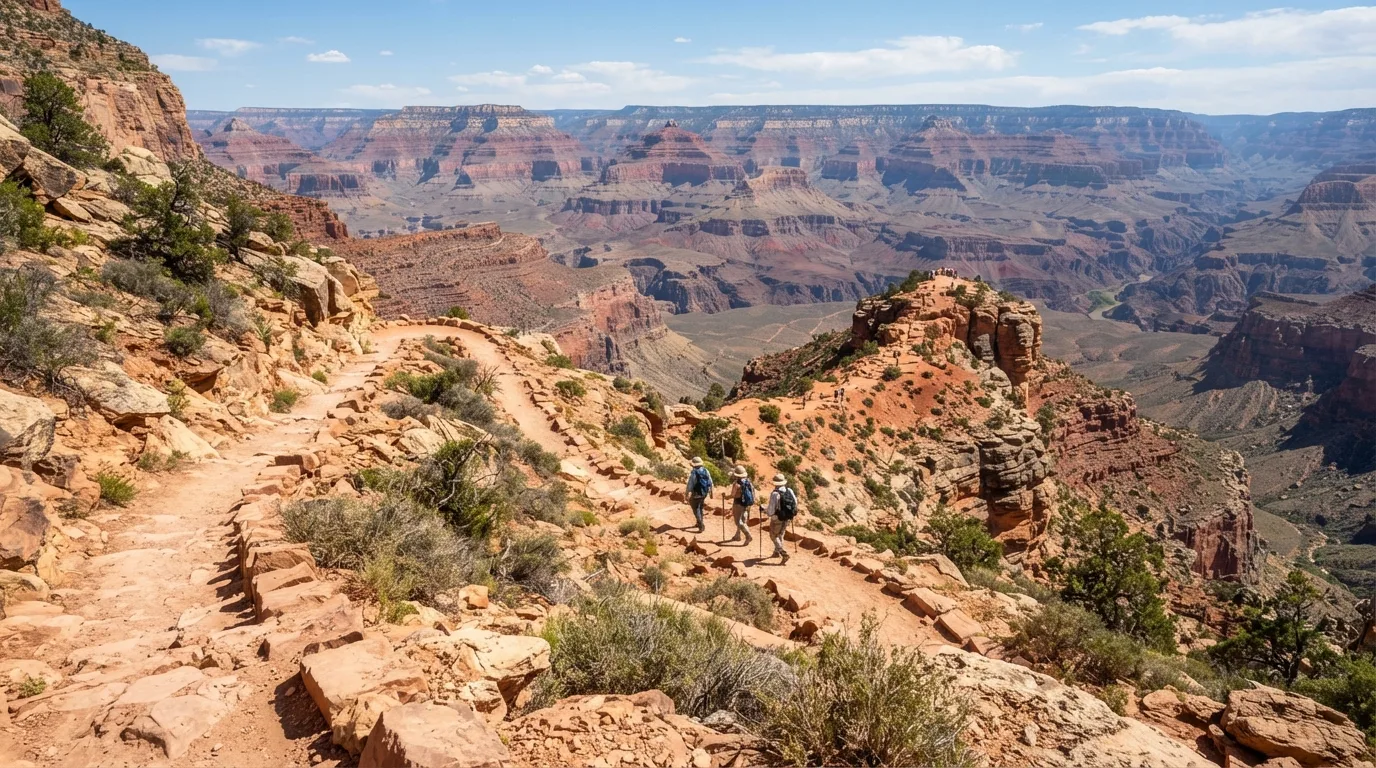 South Kaibab Trail to Ooh Aah Point hiking trail image