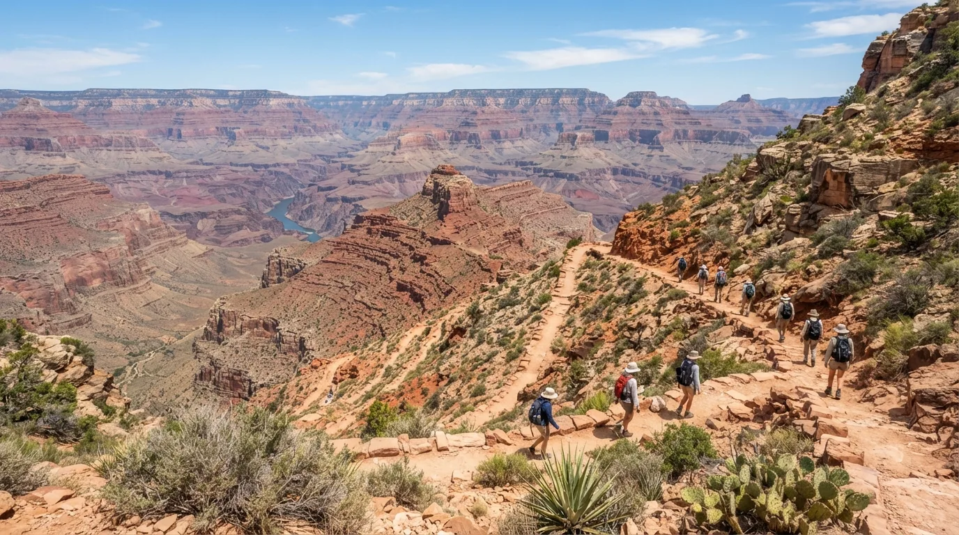 South Kaibab Trail to Skeleton Point hiking trail image