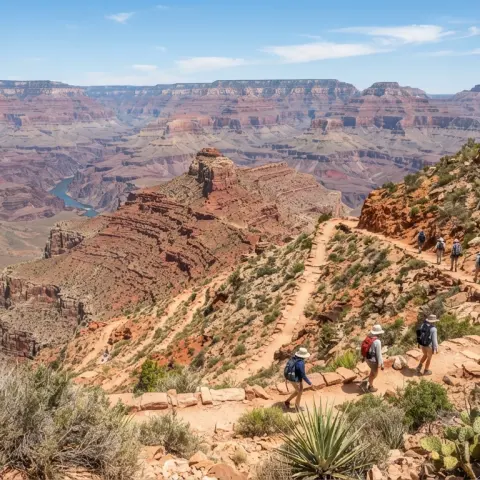 South Kaibab Trail to Skeleton Point