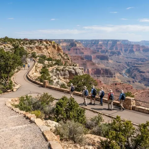Rim Trail from Yavapai Point to Mather Point