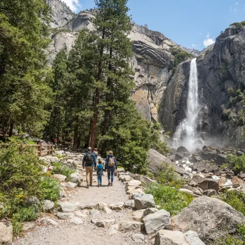 Lower Yosemite Fall Trail