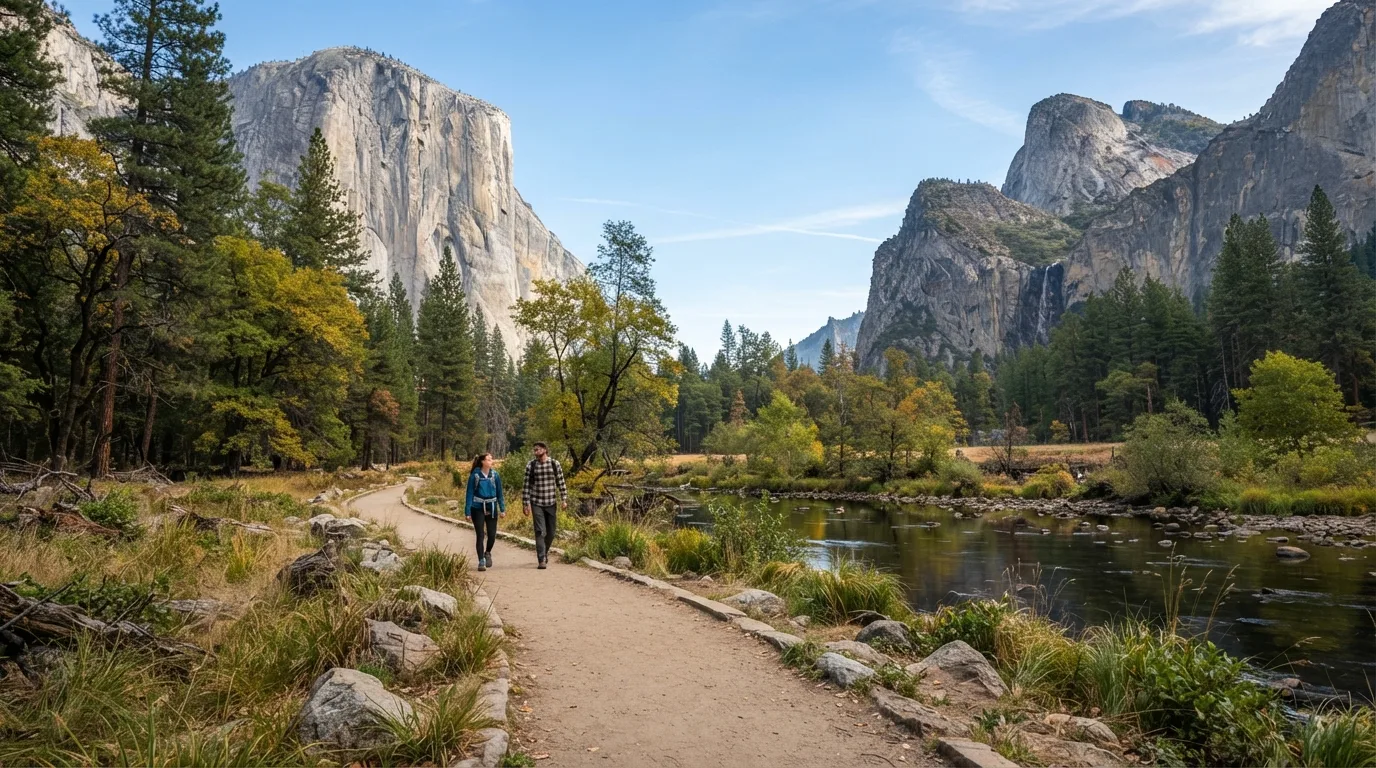 Yosemite Valley Loop Trail hiking trail image