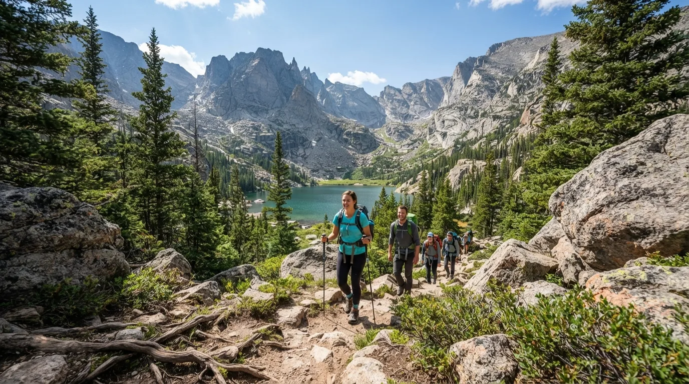 Lake Haiyaha Trail hiking trail image