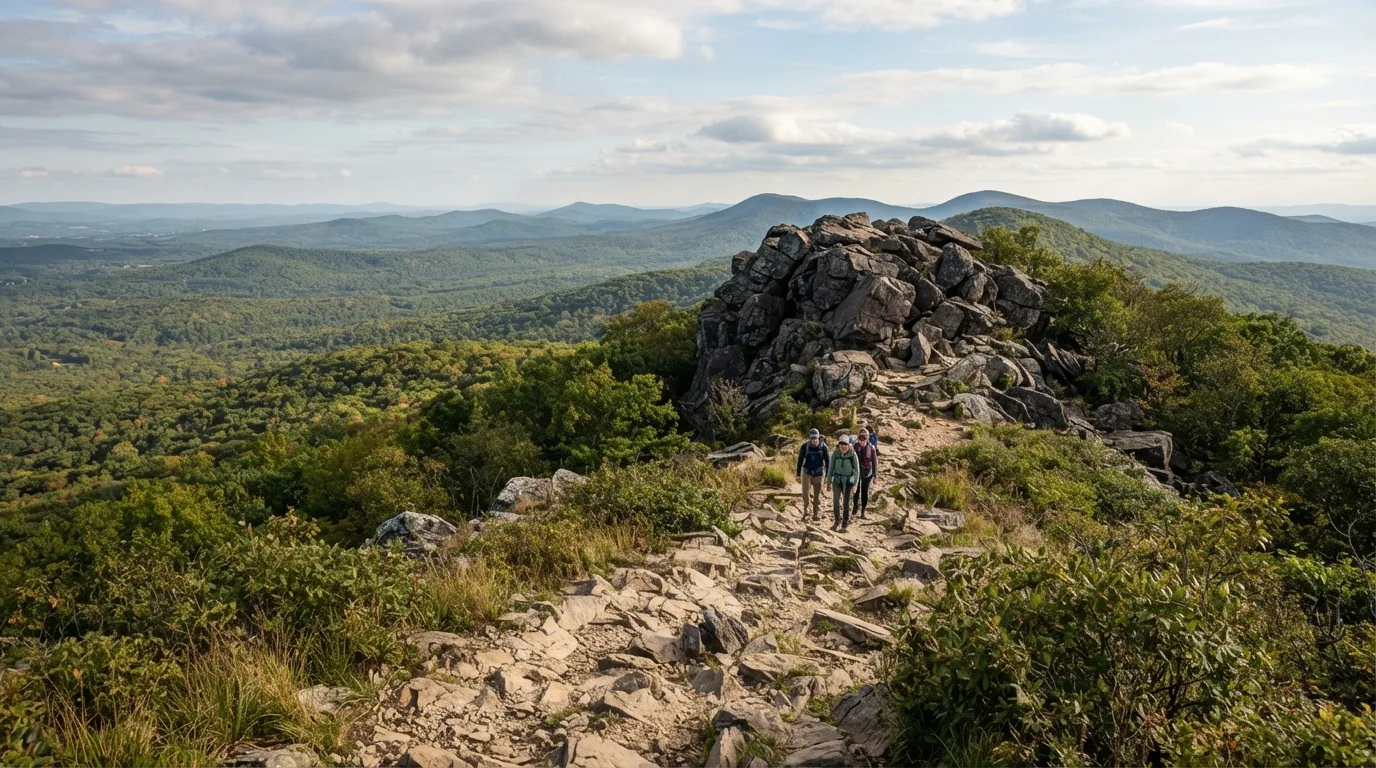Blackrock Summit Trail hiking trail image
