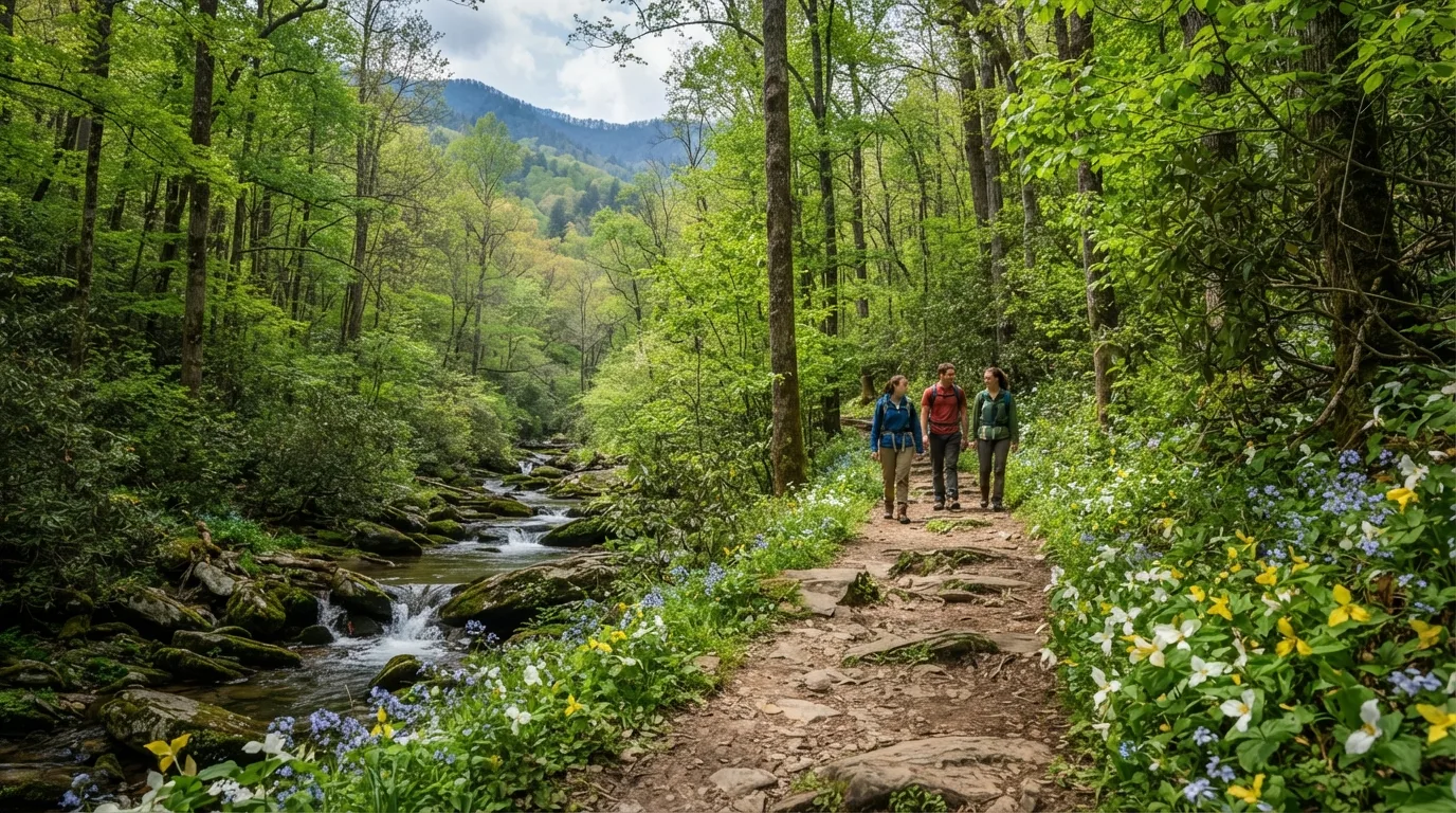 Porters Creek Trail hiking trail image