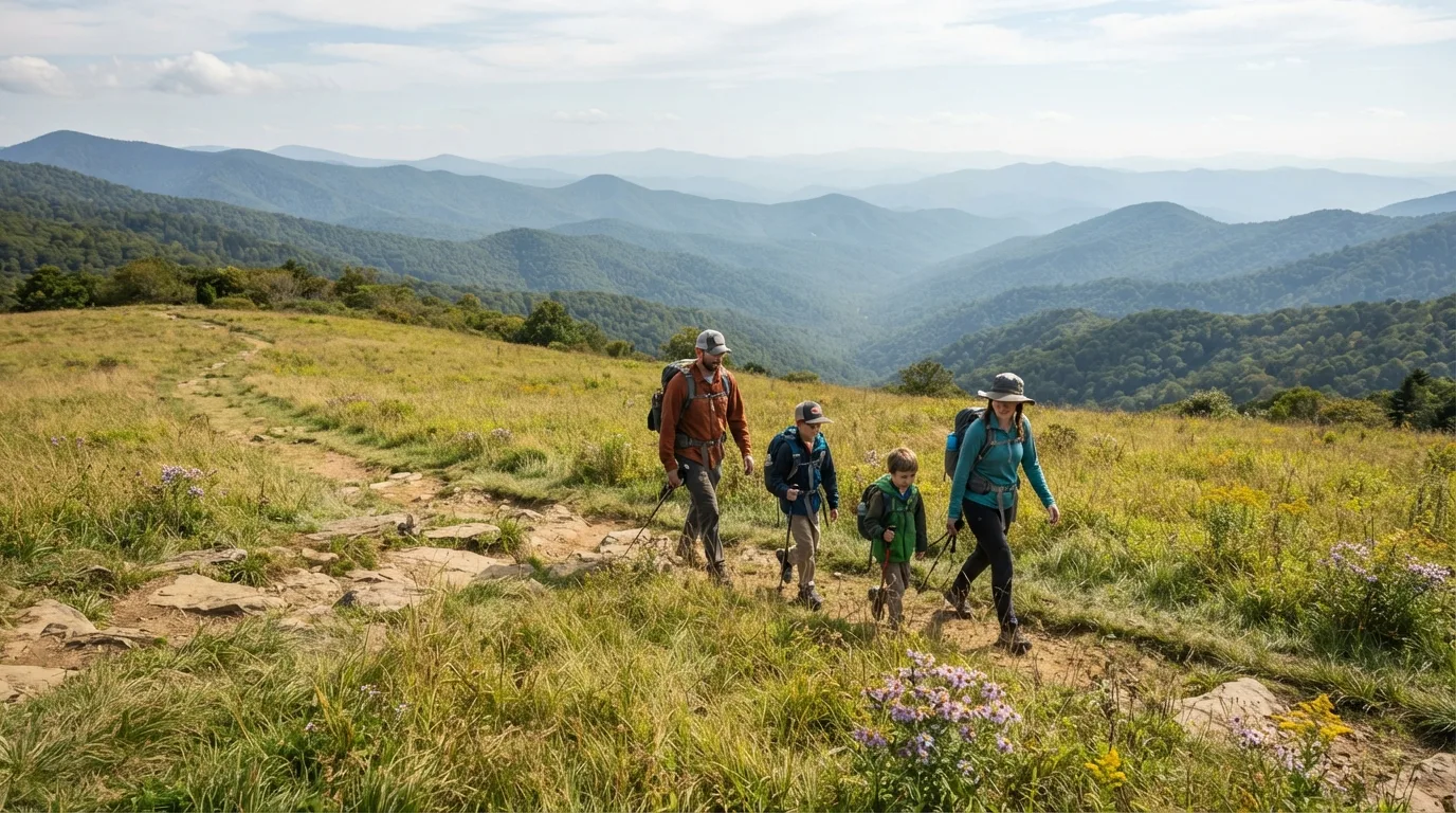 Andrews Bald Trail hiking trail image