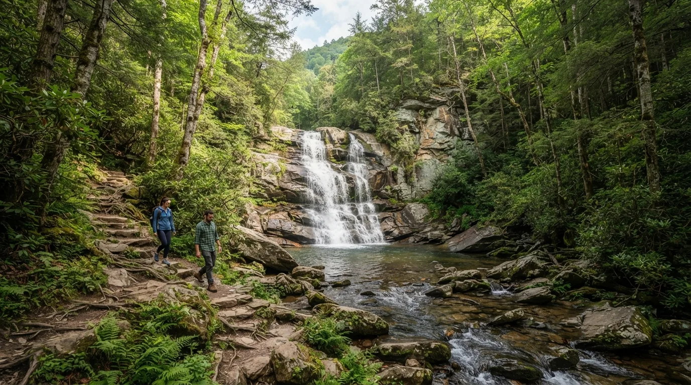 Spruce Flats Falls Trail hiking trail image