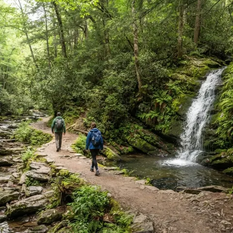Little River Trail to Huskey Branch Falls