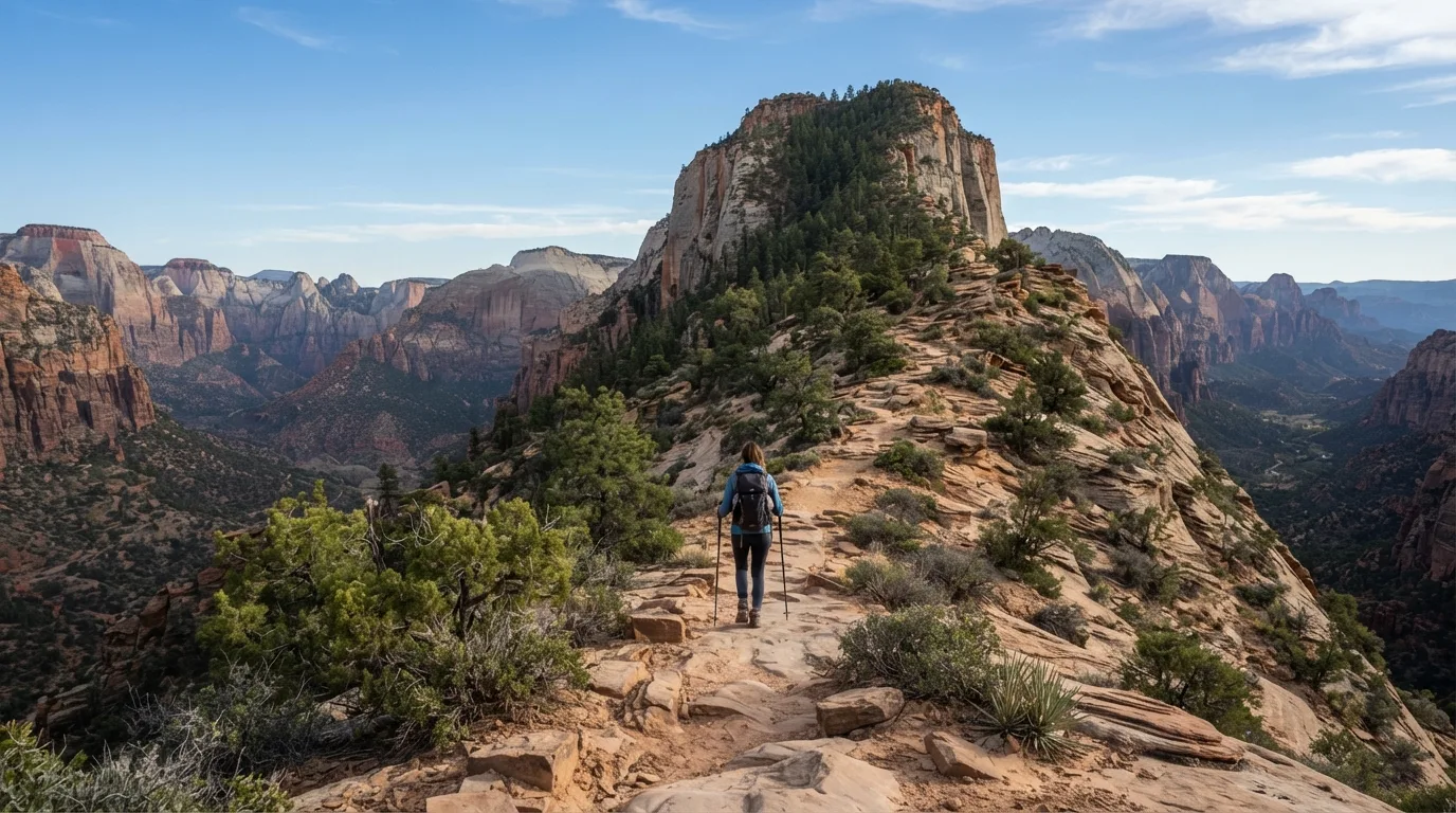 Deertrap Mountain from Stave Spring hiking trail image