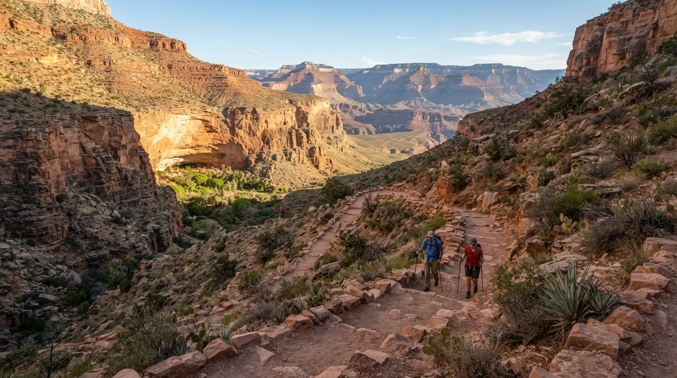 Hermit Trail to Dripping Springs hiking trail image