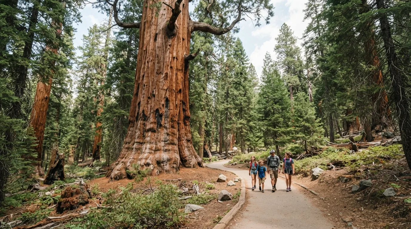 Grizzly Giant Loop in Mariposa Grove hiking trail image
