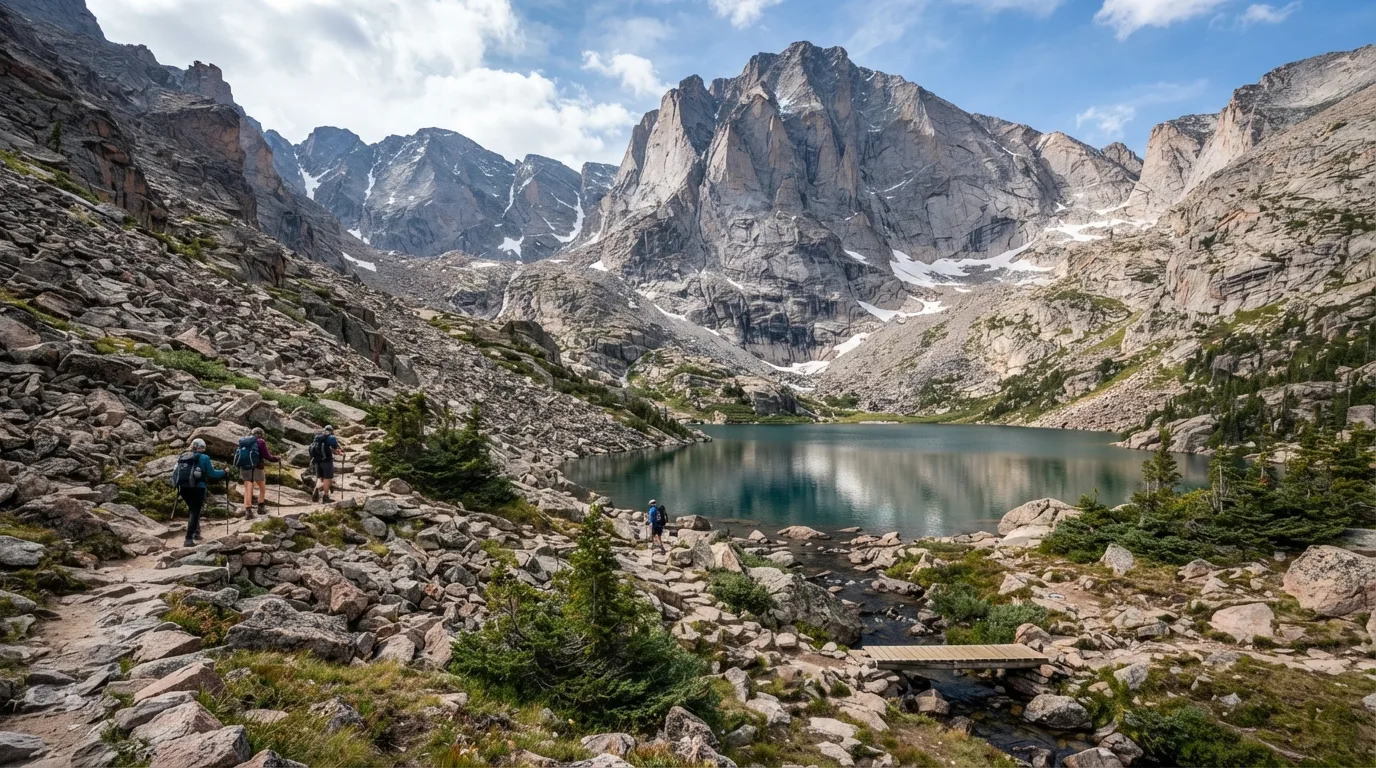 Chasm Lake Trail hiking trail image