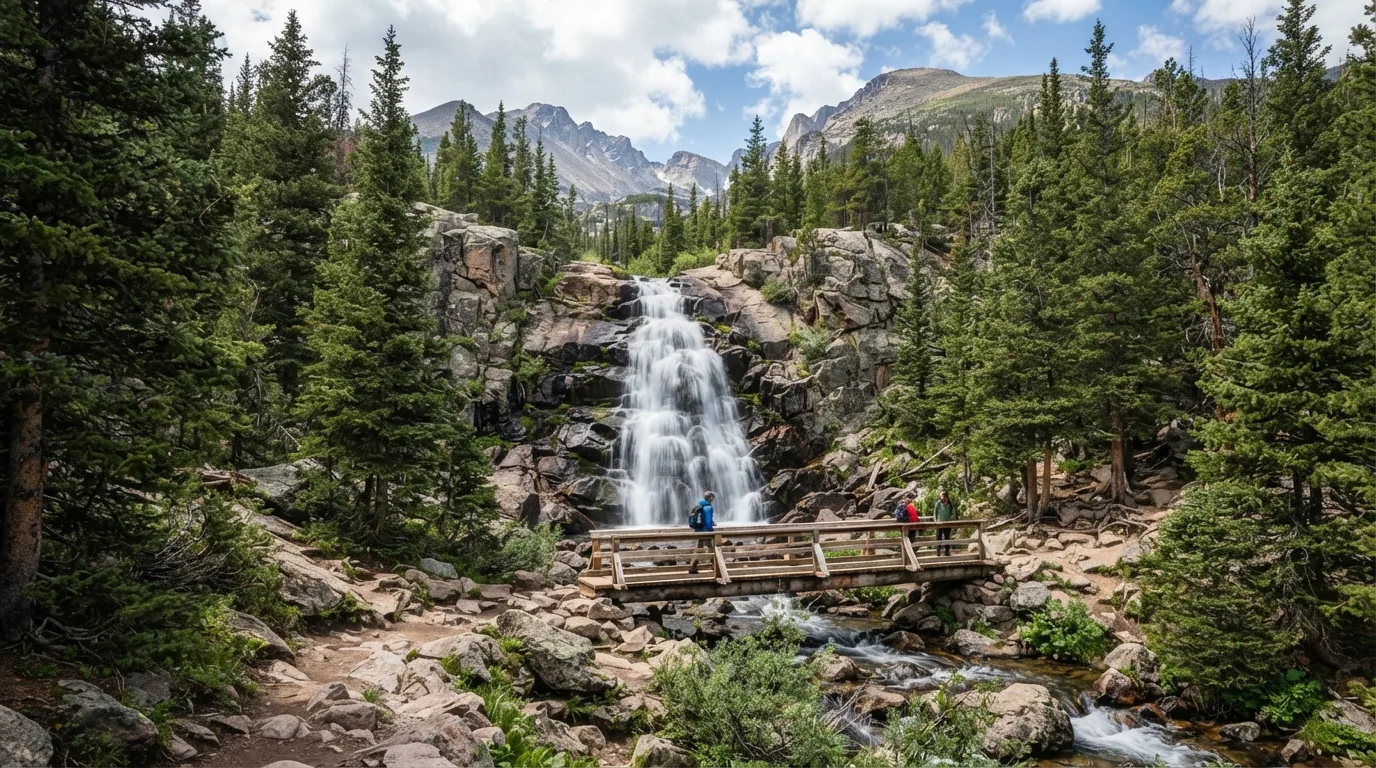 Ouzel Falls Trail hiking trail image
