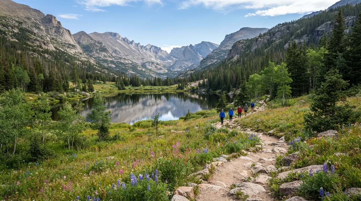 Cub Lake Trail hiking trail image