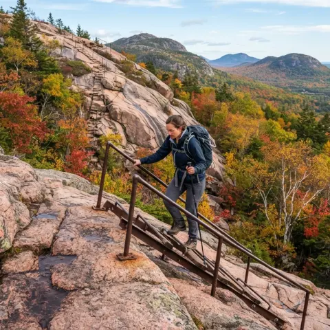 Dorr Mountain via Ladder Trail