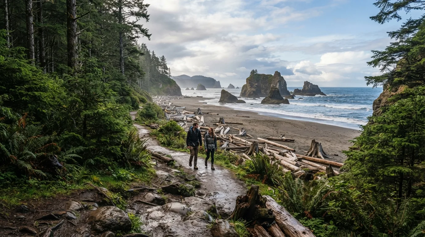 Second Beach Trail hiking trail image