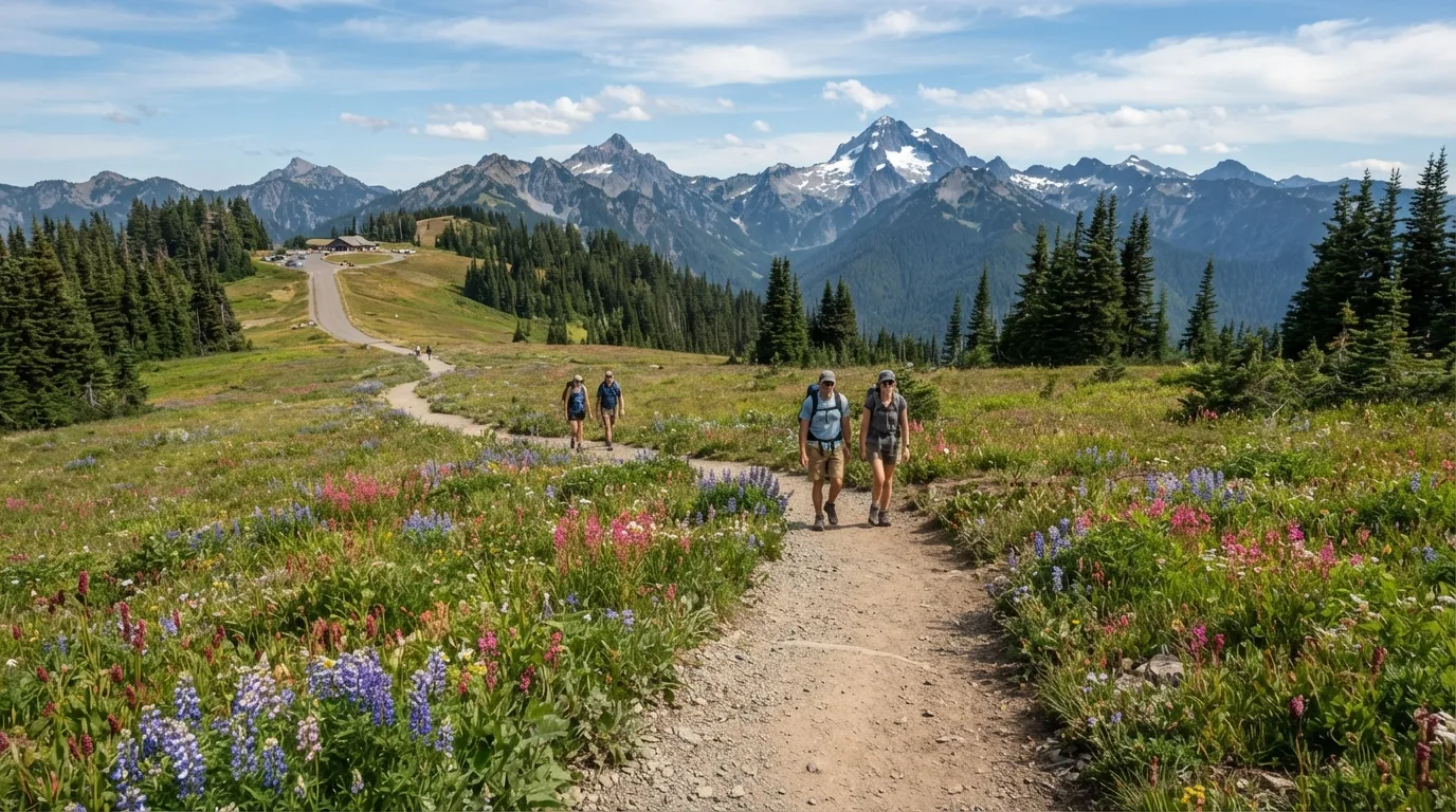 Big Meadow Trail at Hurricane Ridge hiking trail image