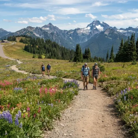 Big Meadow Trail at Hurricane Ridge