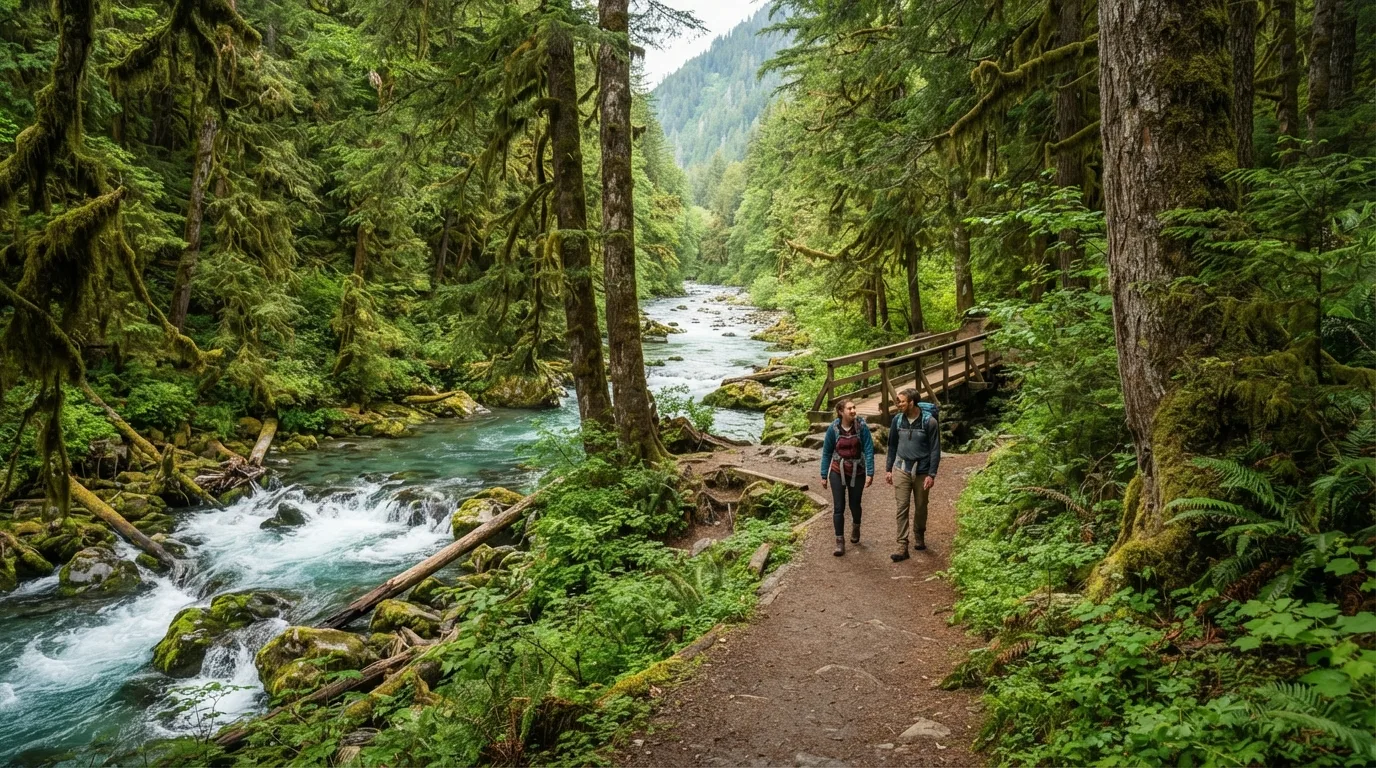 Staircase Rapids Loop hiking trail image