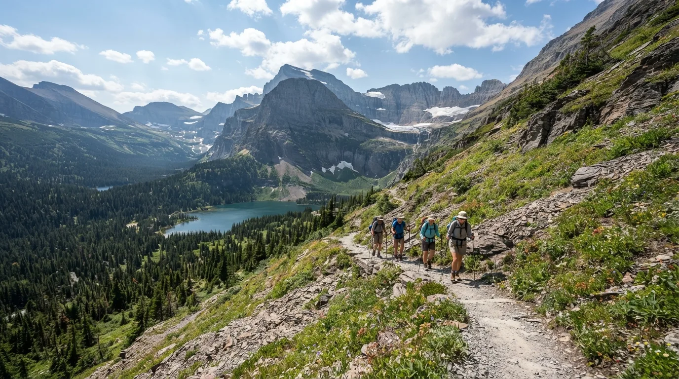 Grinnell Glacier Trail hiking trail image