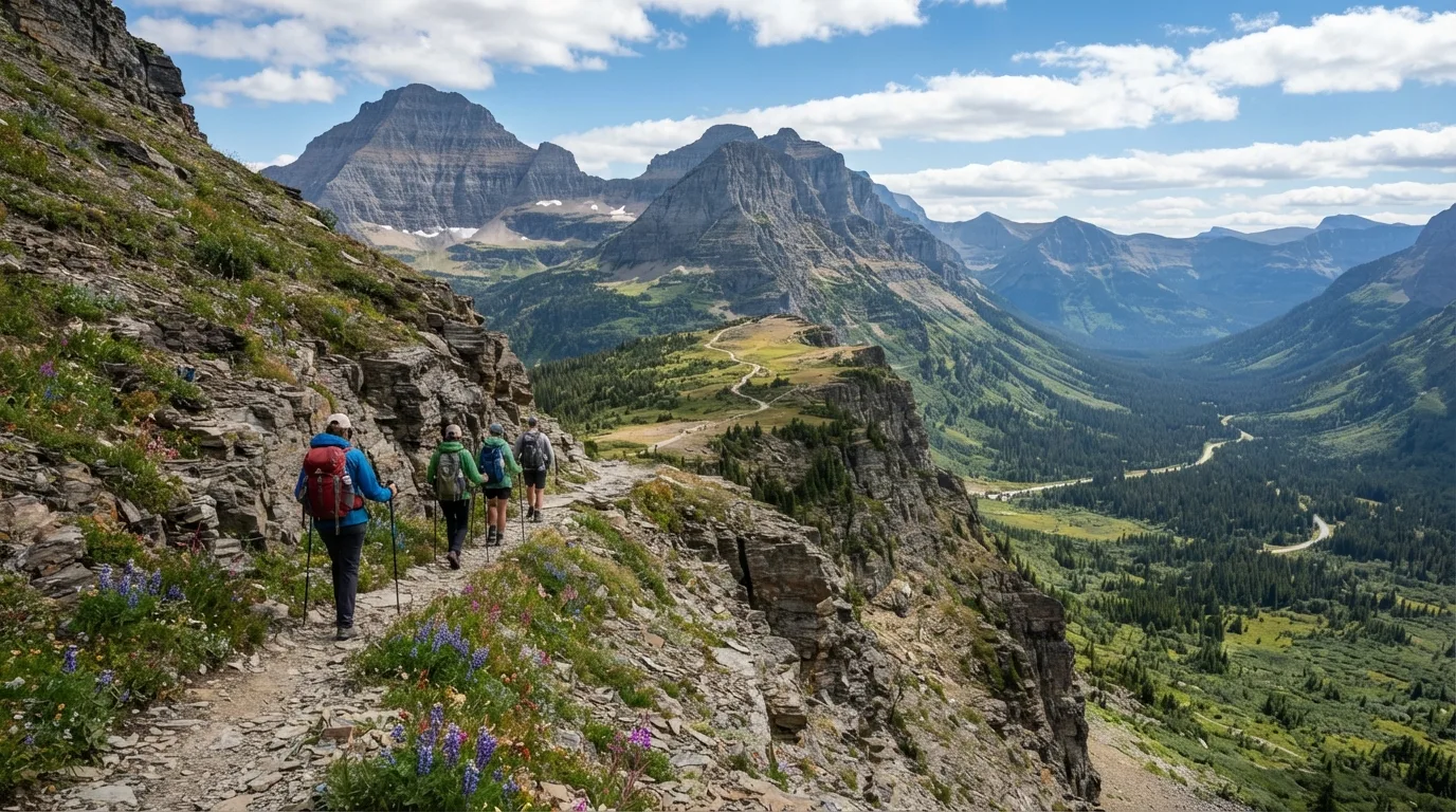 Highline Trail to Haystack Pass hiking trail image