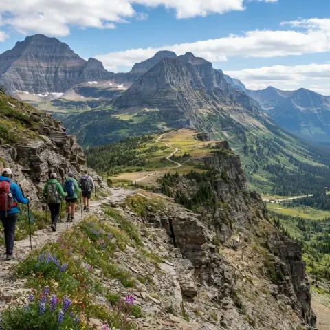 Highline Trail to Haystack Pass