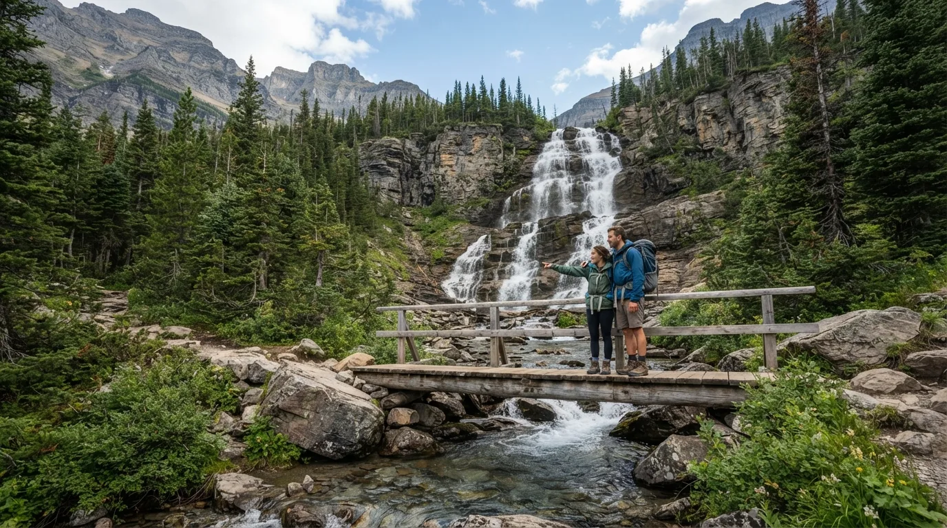 Apikuni Falls Trail hiking trail image