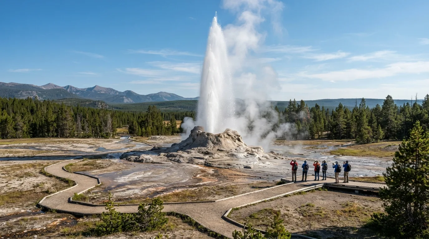 Lone Star Geyser Trail hiking trail image