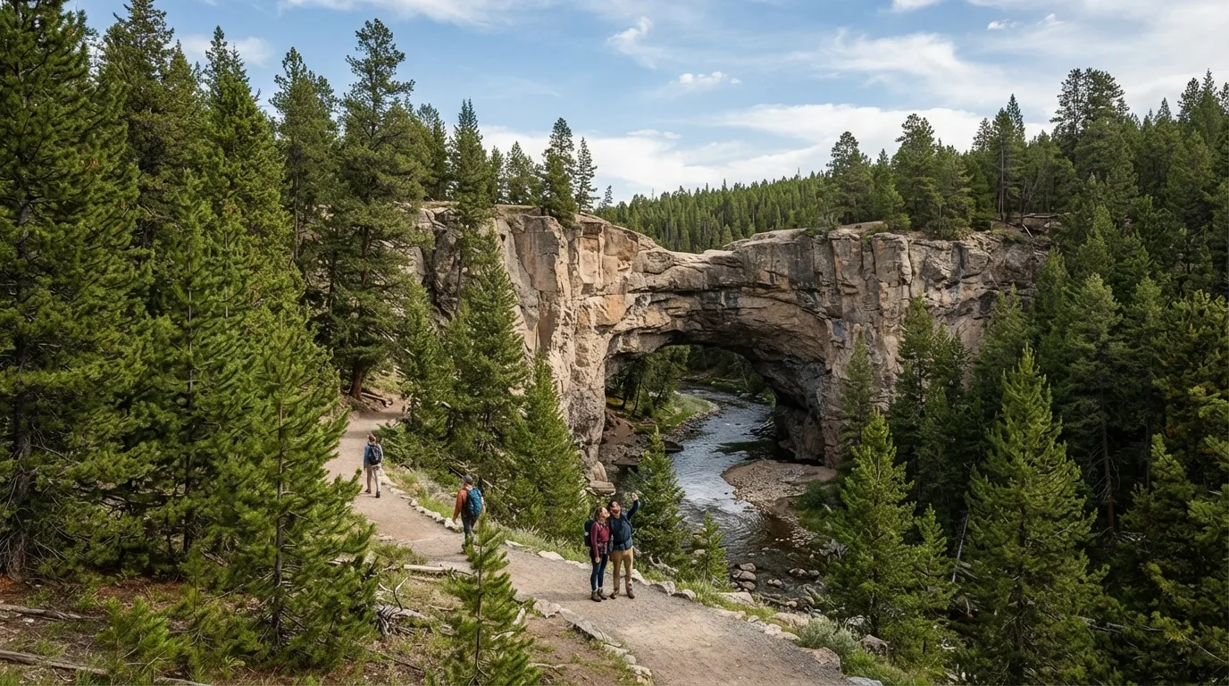 Natural Bridge Trail hiking trail image