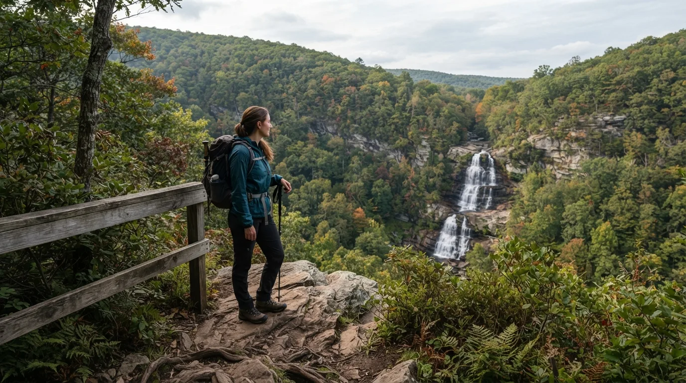 Overall Run Falls Trail hiking trail image