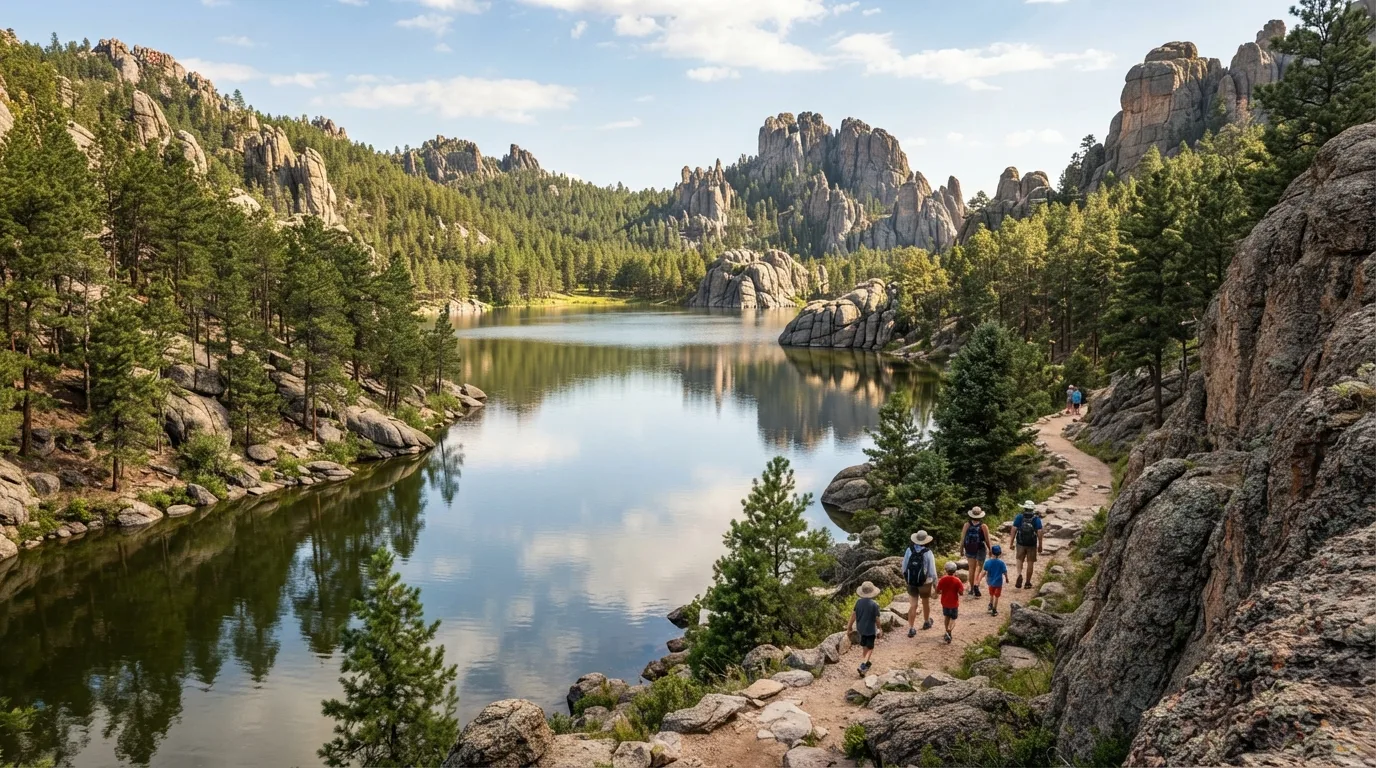 Sylvan Lake Shore Trail hiking trail image