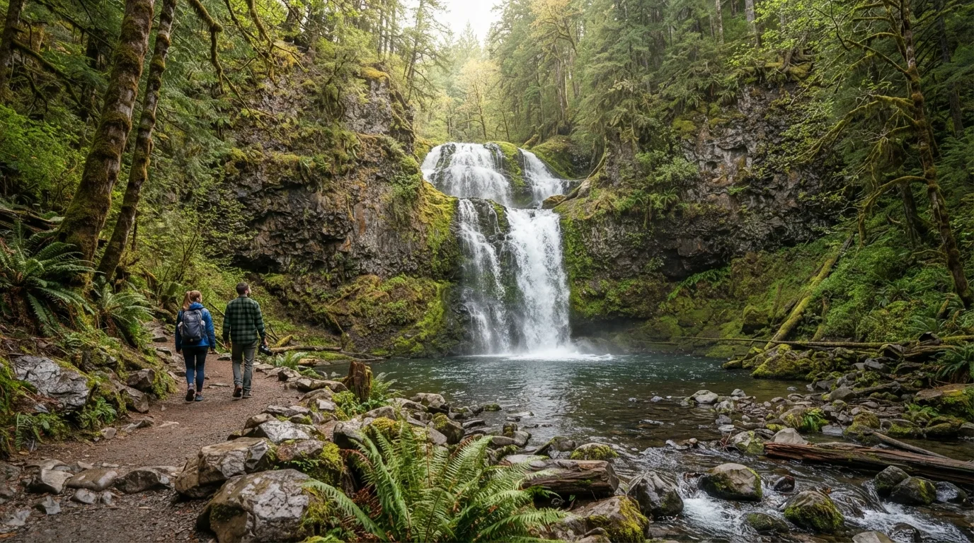 Upper North Falls Trail hiking trail image