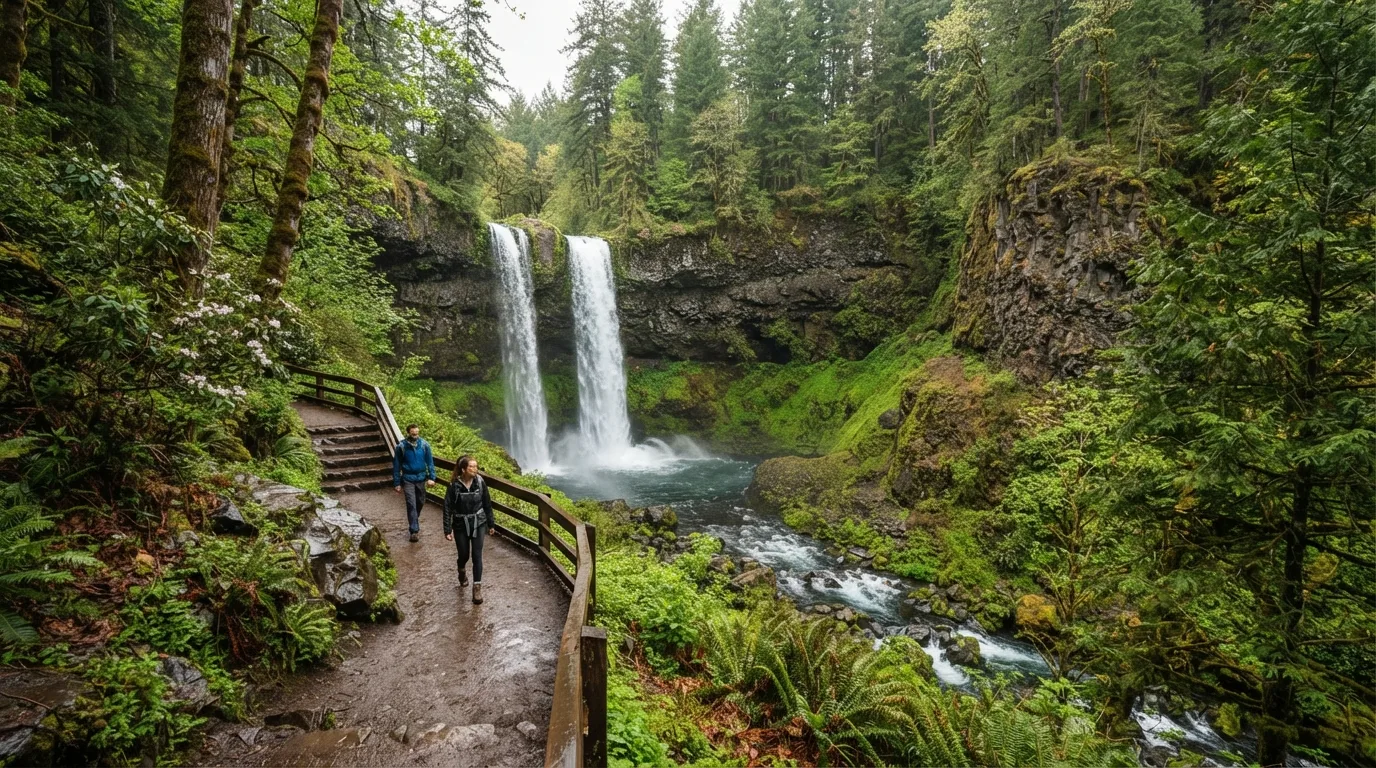 Twin Falls Trail hiking trail image