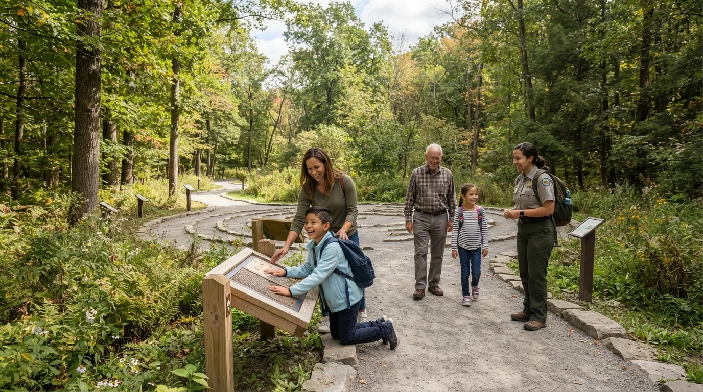 Autism Nature Trail hiking trail image