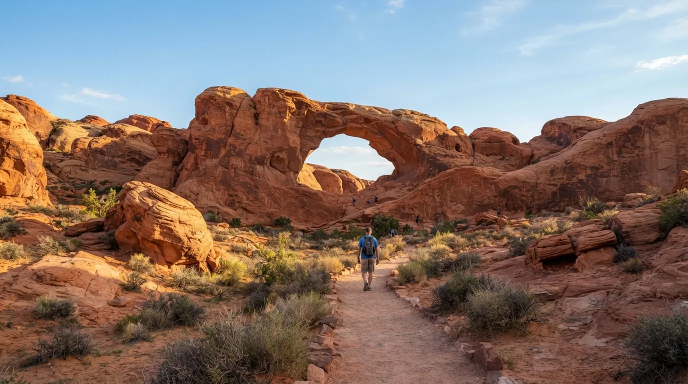 Natural Arch Trail hiking trail image
