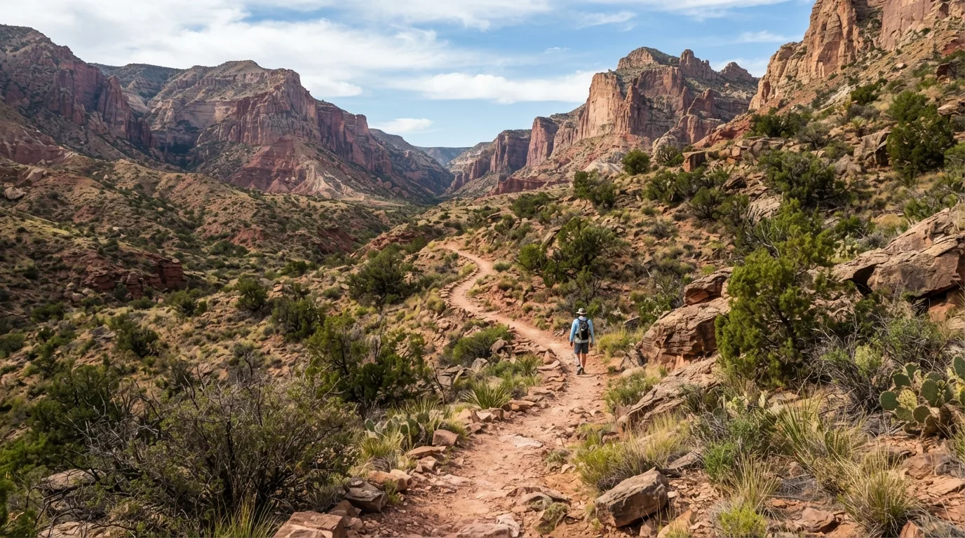 Upper North Prong Trail hiking trail image