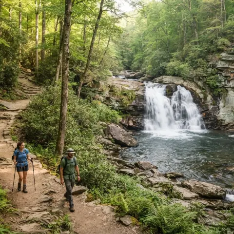 Abrams Falls Trail in the Great Smokies