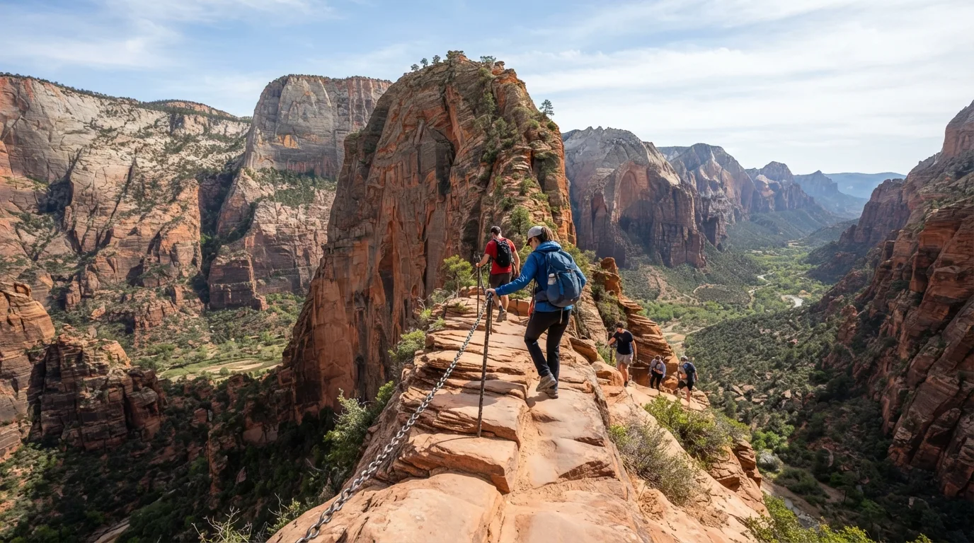 Angels Landing Trail hiking trail image