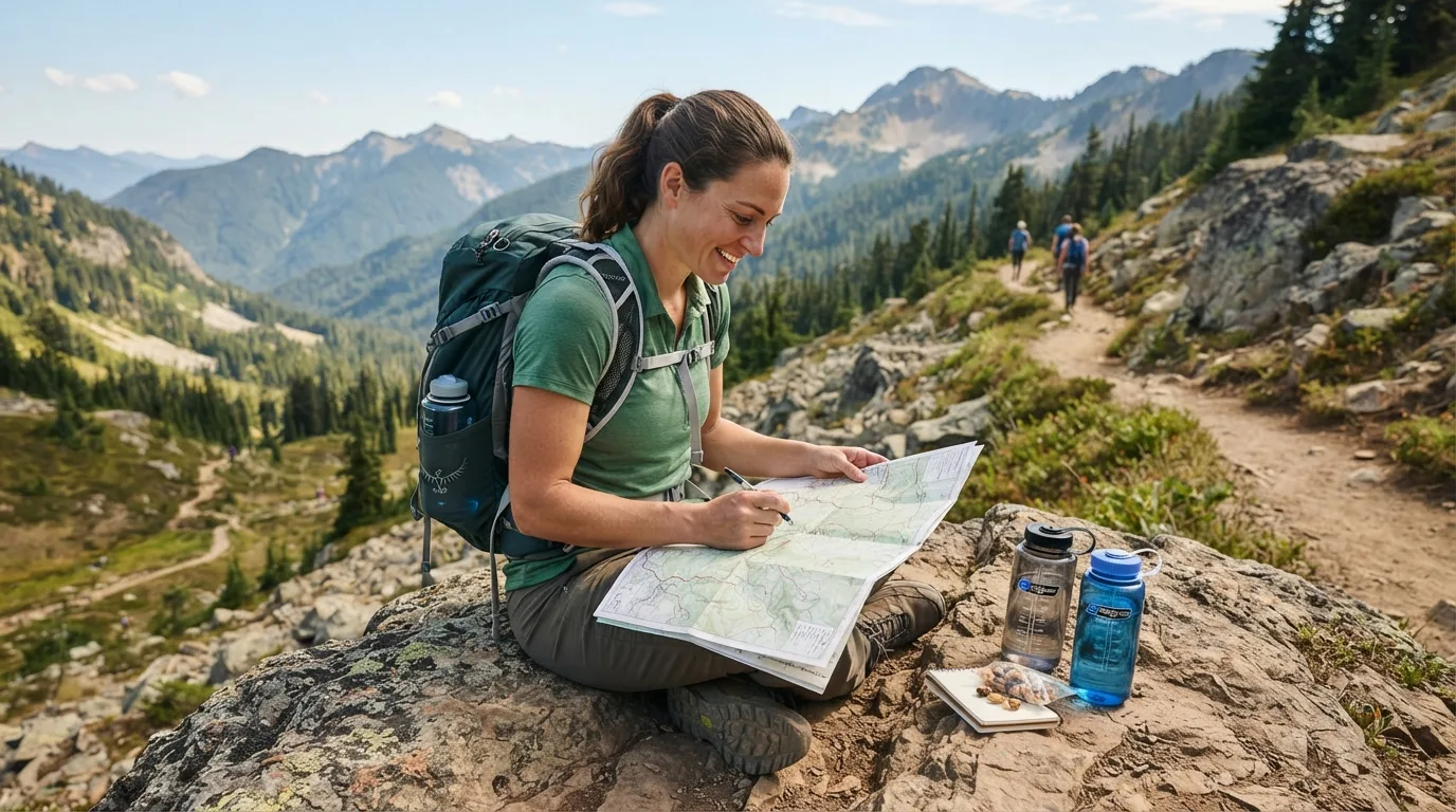 Water Planning for Day Hikes hiking trail image