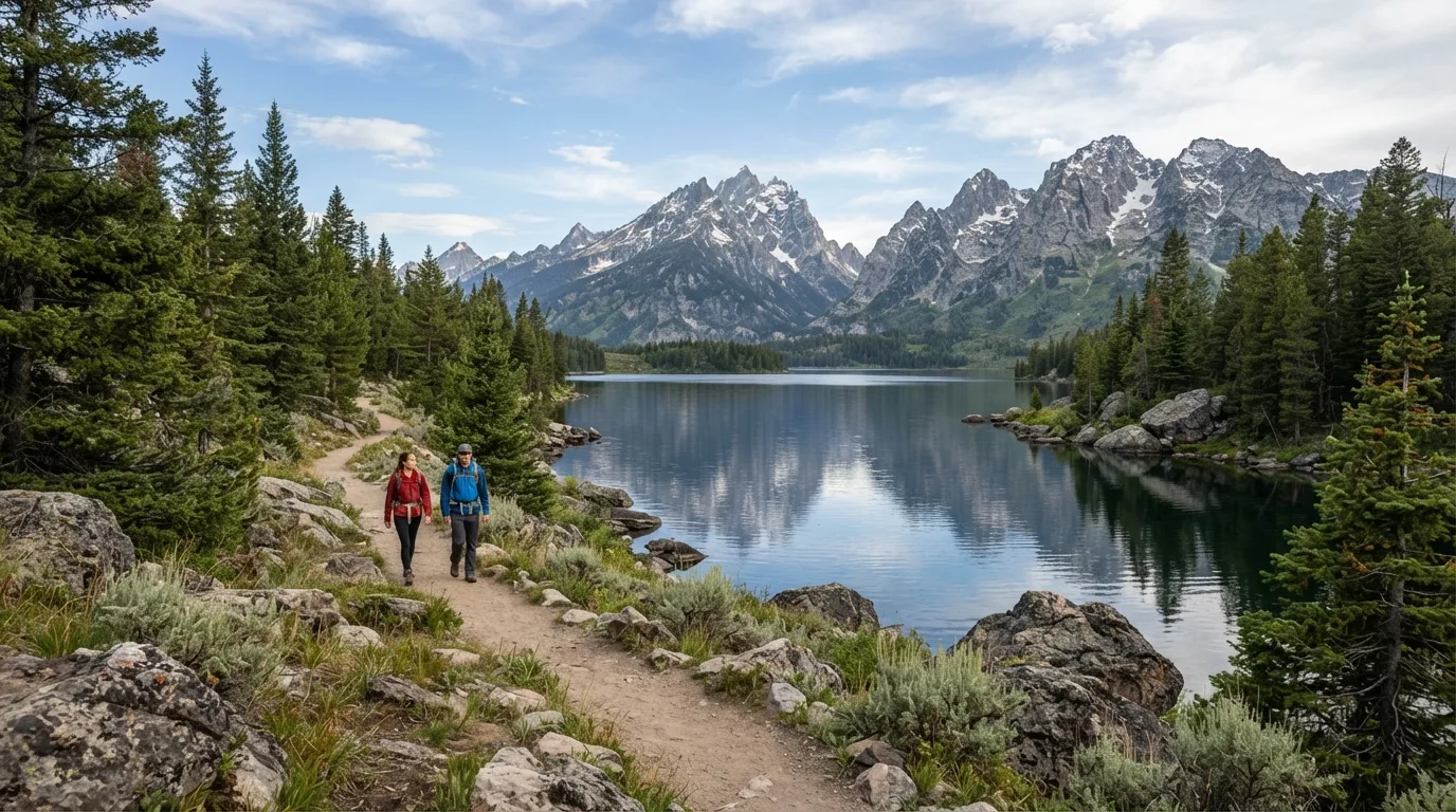 Taggart Lake Loop hiking trail image