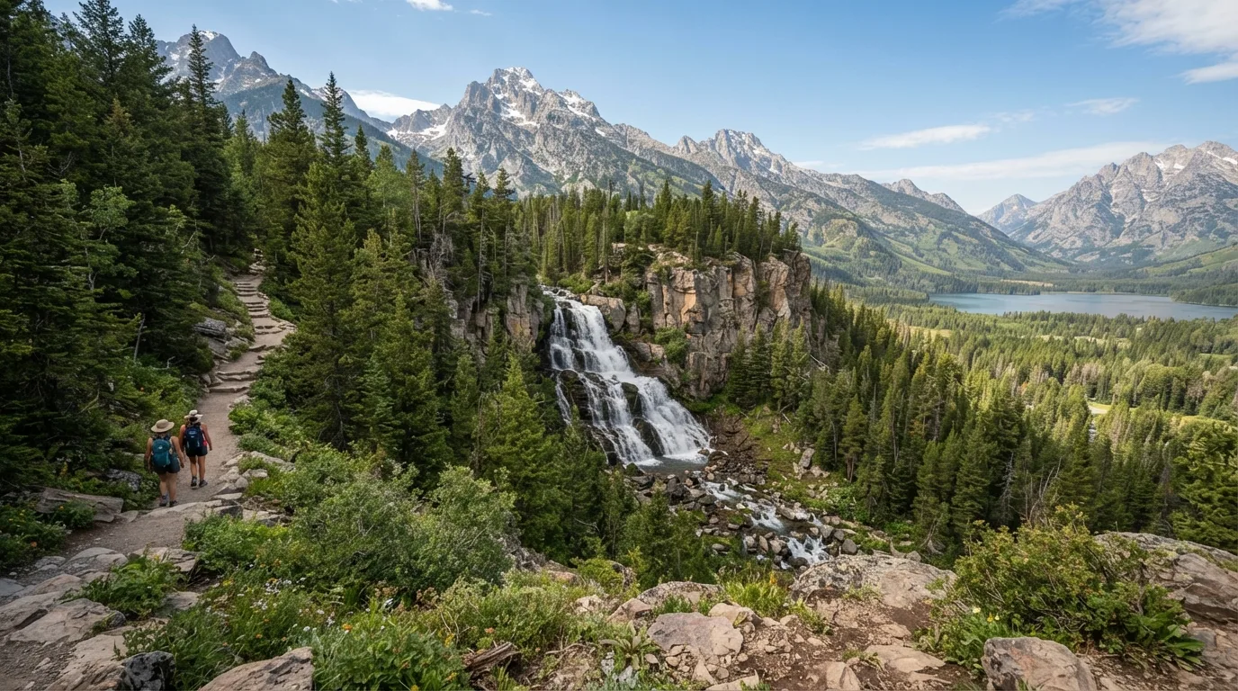 Hidden Falls and Inspiration Point hiking trail image