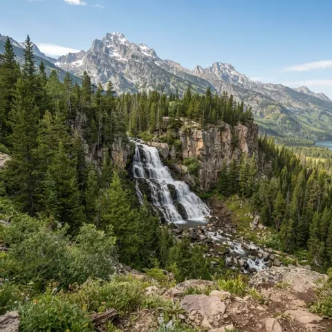 Hidden Falls and Inspiration Point