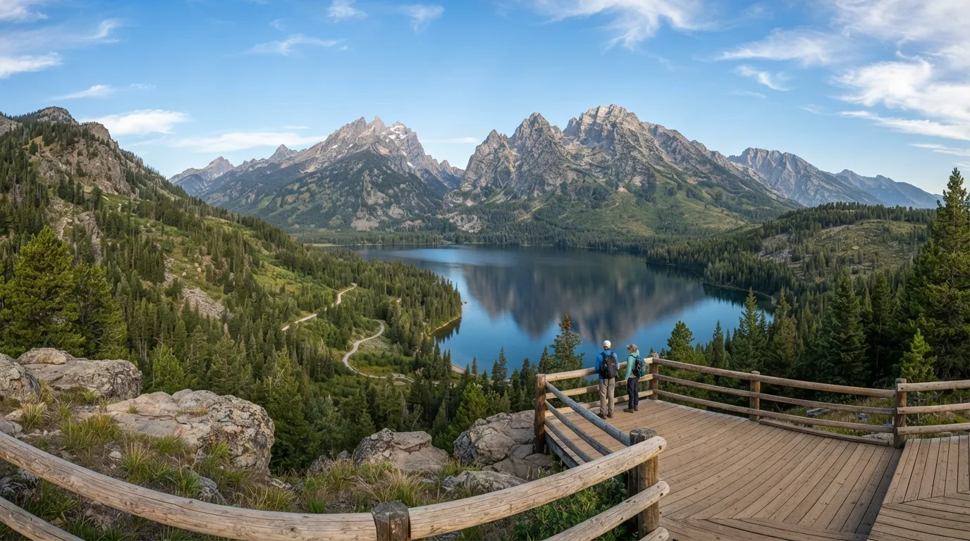 Phelps Lake Overlook hiking trail image