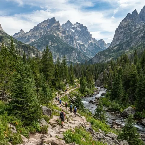 Cascade Canyon to the Forks