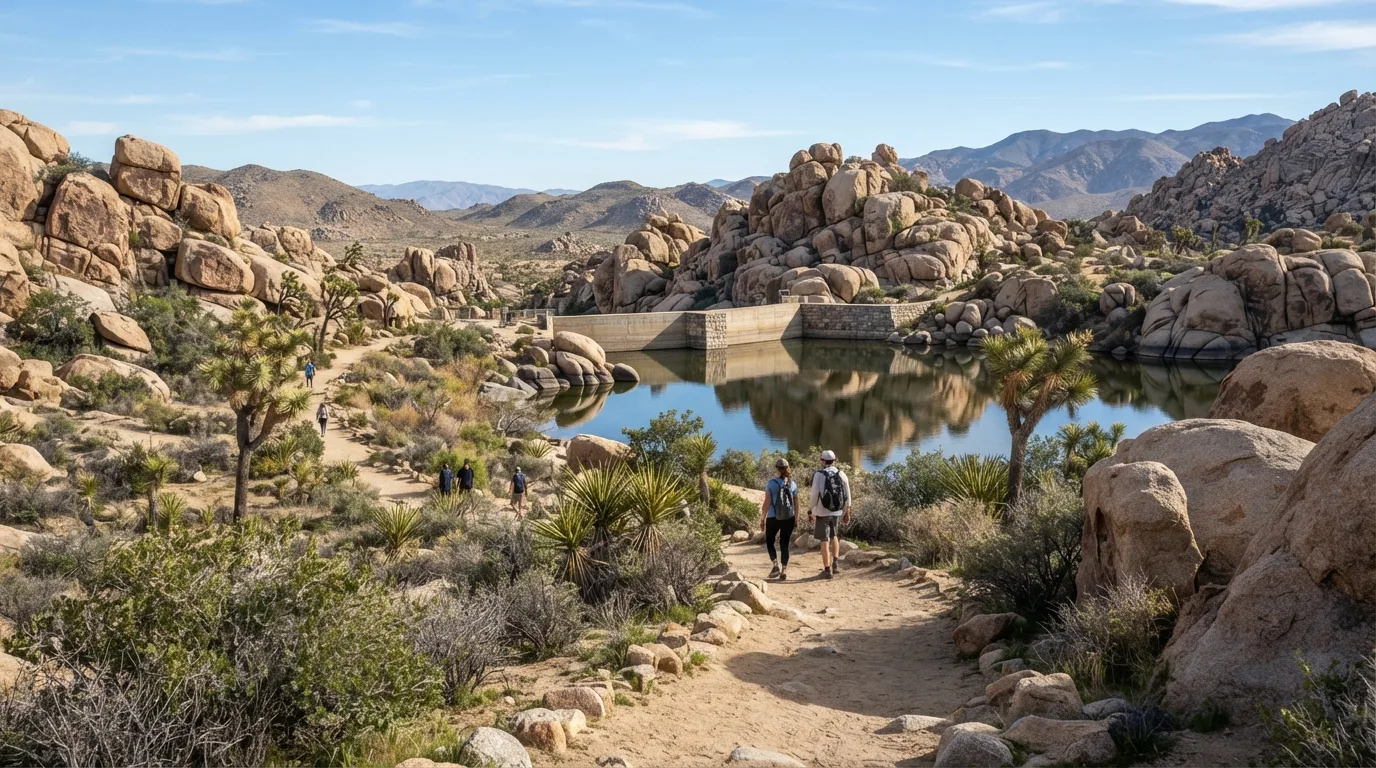 Barker Dam Loop hiking trail image