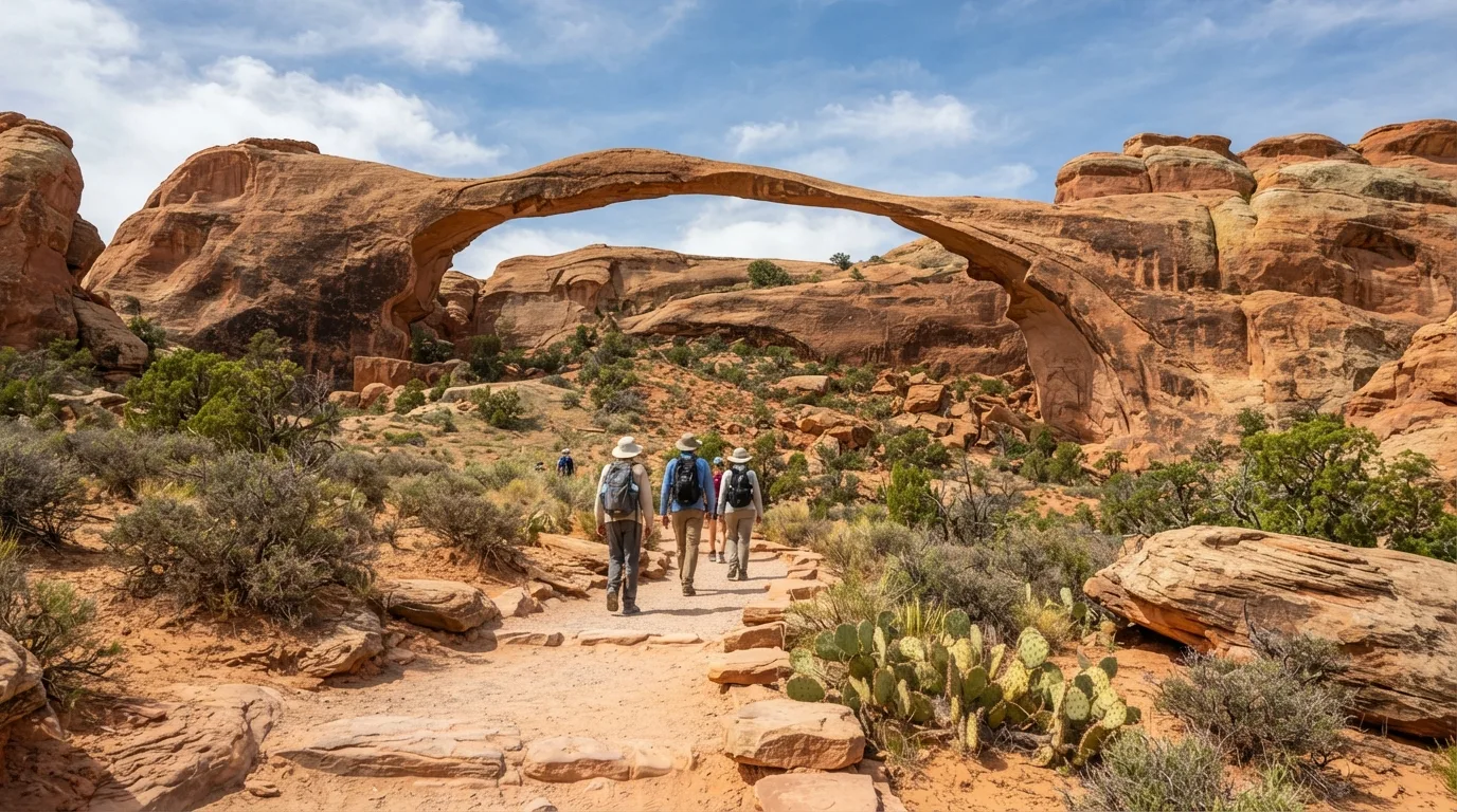 Landscape Arch Trail hiking trail image