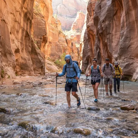 The Narrows Bottom-Up Hike