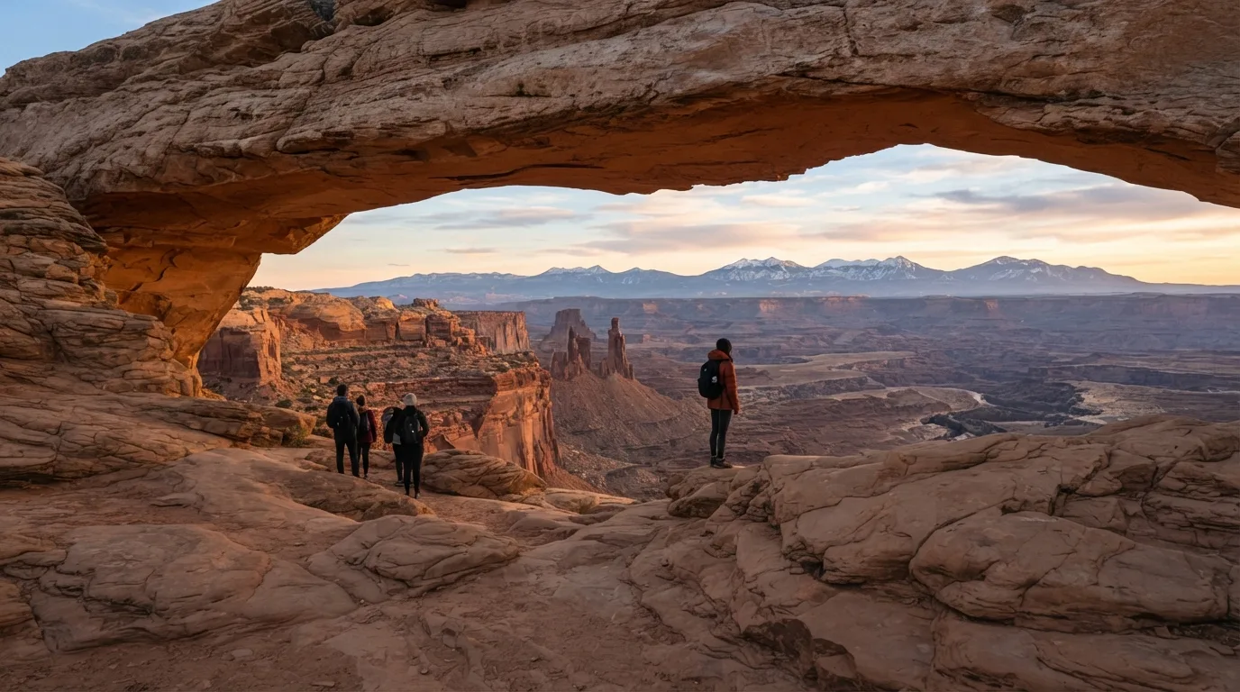 Mesa Arch Trail hiking trail image