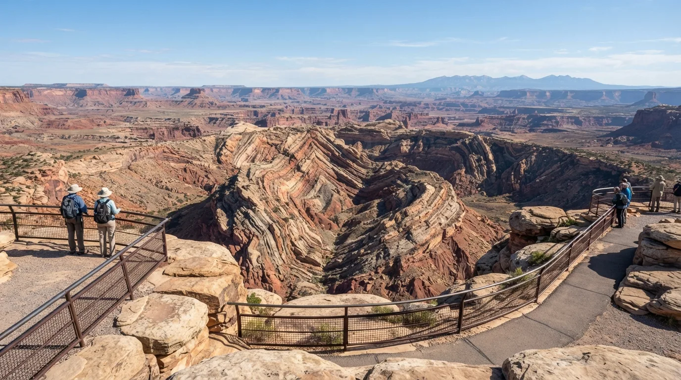 Upheaval Dome First Overlook hiking trail image